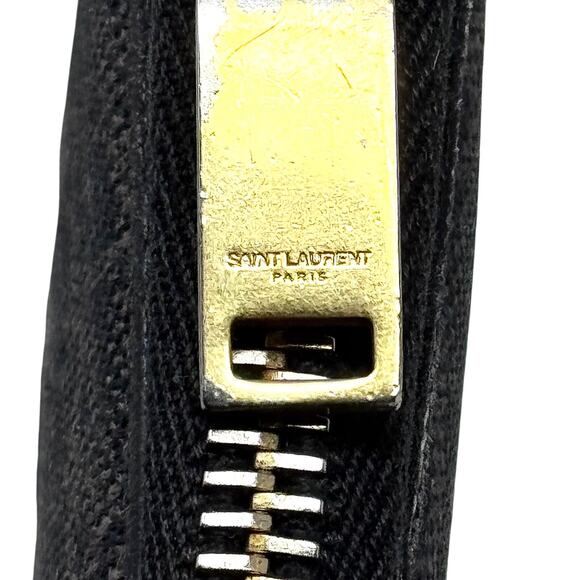 YSL Logo Zipper Wallet - Picture 8 of 16